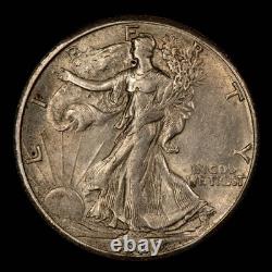1929-S 50c Walking Liberty Silver Half Dollar Original AU/UNC SKU-B5303