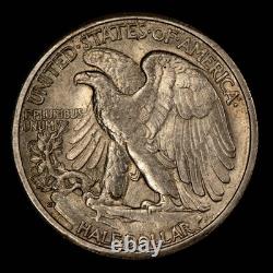 1929-S 50c Walking Liberty Silver Half Dollar Original AU/UNC SKU-B5303