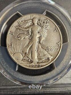 1929-S Liberty Walking Half Dollar PCGS VF30 Mintage Of 1,902,000