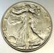 1929 S Walking Liberty Silver Half Dollar 50 Cent 90% Silver Au Condition 2049