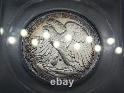 1929 S Walking Liberty Silver Half Dollar 50c ICG MS60 Unc Details #501 ECC&C