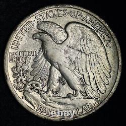 1929-S Walking Liberty Silver Half Dollar CHOICE AU E338 AJFM
