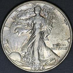 1929 d Walking Liberty half dollar, a beautiful original high grade condition