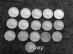 1933- 1940 Silver Walking Liberty Half Dollar Partial Set