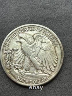 1933-S 50C Walking Liberty Silver Half Dollar XF+/AU #126 Key Date
