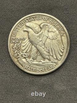 1933-S 50C Walking Liberty Silver Half Dollar XF+/AU #126 Key Date