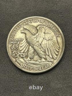 1933-S 50C Walking Liberty Silver Half Dollar XF+/AU #126 Key Date
