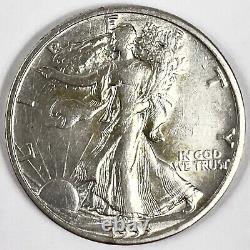 1933-S (AU+) Walking Liberty Half Dollar 90% SILVER NICE COIN MAN