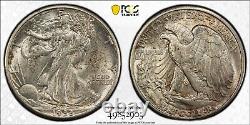 1933 S Walking Liberty Half Dollar Pcgs Au 58 Strong Strike And Shimmery Silver