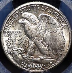1933 S Walking Liberty Half Dollar Pcgs Au 58 Strong Strike And Shimmery Silver