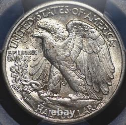 1933 S Walking Liberty Half Dollar Pcgs Au 58 Strong Strike And Shimmery Silver