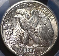 1933 S Walking Liberty Half Dollar Pcgs Au 58 Strong Strike And Shimmery Silver