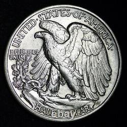1933-S Walking Liberty Silver Half Dollar CHOICE AU++/UNC FREE P/H E282 QNHM