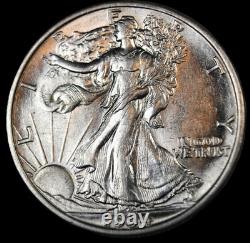 1934 50C Walking Liberty Half Dollar- choice unc/ free shipping- smh116