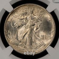 1934 50c Walking Liberty Silver Half Dollar Flashy PQ- NGC MS 64+ Plus B5673