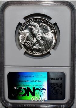 1934-D 50C Walking Liberty Choice BU NGC MS63 (FSTB) Rarity R3 Blast White