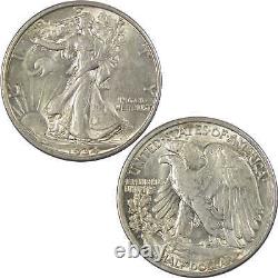 1934 D Liberty Walking Half Dollar AU About Uncirculated 90% Silver 50c US Coin