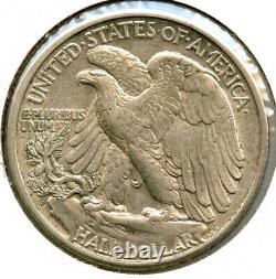1934-D Walking Liberty Silver Half Dollar Denver Mint CC398