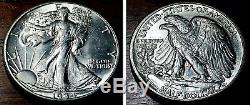 1934-S 50c Walking Liberty Half Dollar, Nice Brilliant Unc++ Better Date! #F111