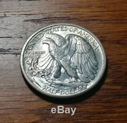 1934-S 50c Walking Liberty Half Dollar, Nice Brilliant Unc++ Better Date! #F111