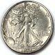 1934-s (au/bu) Walking Liberty Silver Half Dollar 50c Proof-like Obverse