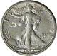 1934-s Walking Liberty Silver Half Dollar Au Uncertified #1151