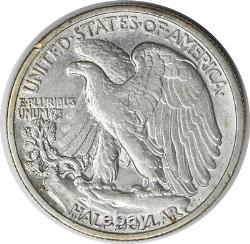1934-S Walking Liberty Silver Half Dollar AU Uncertified #1151