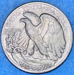 1934 Walking Liberty Half Dollar Bright White Gem