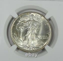 1934 Walking Liberty Half Dollar CERTIFIED NGC MS 65 Silver 50c