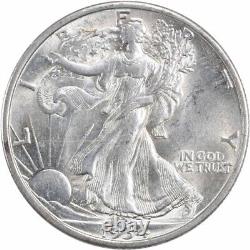 1934 Walking Liberty Silver Half Dollar BU Uncertified #1252