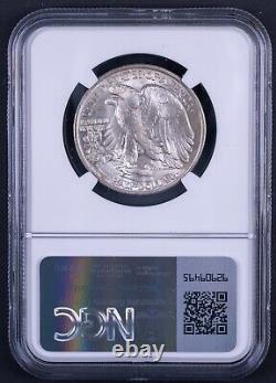 1934 Walking Liberty Silver Half Dollar NGC MS66 CB8