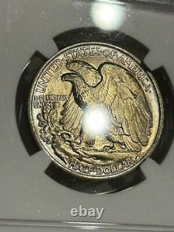 1934 Walking Liberty Silver Half Dollar NGC MS-65 Gem Beautiful Toned Luster++