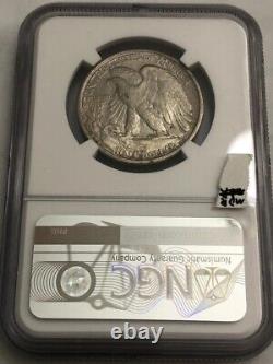 1934 killer gem BU WALKING LIBERTY silver half dollar. NGC MS65. #mdr011