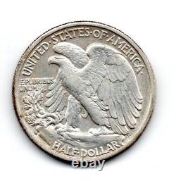 1934-s Walking Liberty Half Dollar, Au Rare, Super Nice+ White