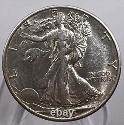 1935-D 50C Walking Liberty Half Dollar AU 24885