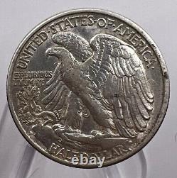 1935-D 50C Walking Liberty Half Dollar AU 24885