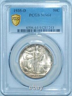 1935 D PCGS MS64 Walking Liberty Half Dollar