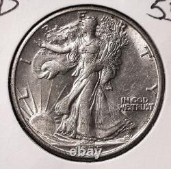1935-D Walking Liberty Half Dollar, #3014