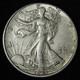 1935-d Walking Liberty Silver Half Dollar Au+ E338 Rlm