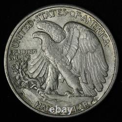 1935-D Walking Liberty Silver Half Dollar AU+ E338 RLM