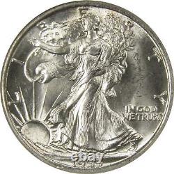 1935 Liberty Walking Half Dollar MS 65 ANACS 90% Silver 50c US Coin Collectible