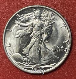 1935 P Walking Liberty Silver Half Dollar, Gem Uncirculated