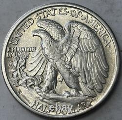 1935-S 50c Walking Liberty Half Dollar. Attractive AU/Uncirculated Example