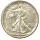 1935-s 50c Walking Liberty Silver Half Dollar San Francisco Au/bu Cleaned