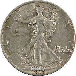 1935 S Liberty Walking Half Dollar AU About Unc 90% Silver SKUI7638