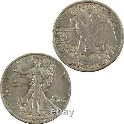 1935 S Liberty Walking Half Dollar AU About Unc 90% Silver SKUI7638