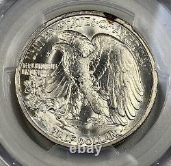 1935-S Walking Liberty 50c Silver Half Dollar PCGS MS 65 Gold Shield