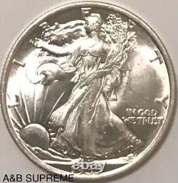 1935 Walking Liberty Half Dollar From OBW Roll Estate CH-GEM Bu Unc 90% Silver