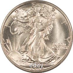 1935 Walking Liberty Half Dollar Pcgs Ms-65, Blast White, Premium Quality