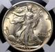 1935 Walking Liberty Half Ngc Ms 62 Lovely Original Soft White With A Hint Of